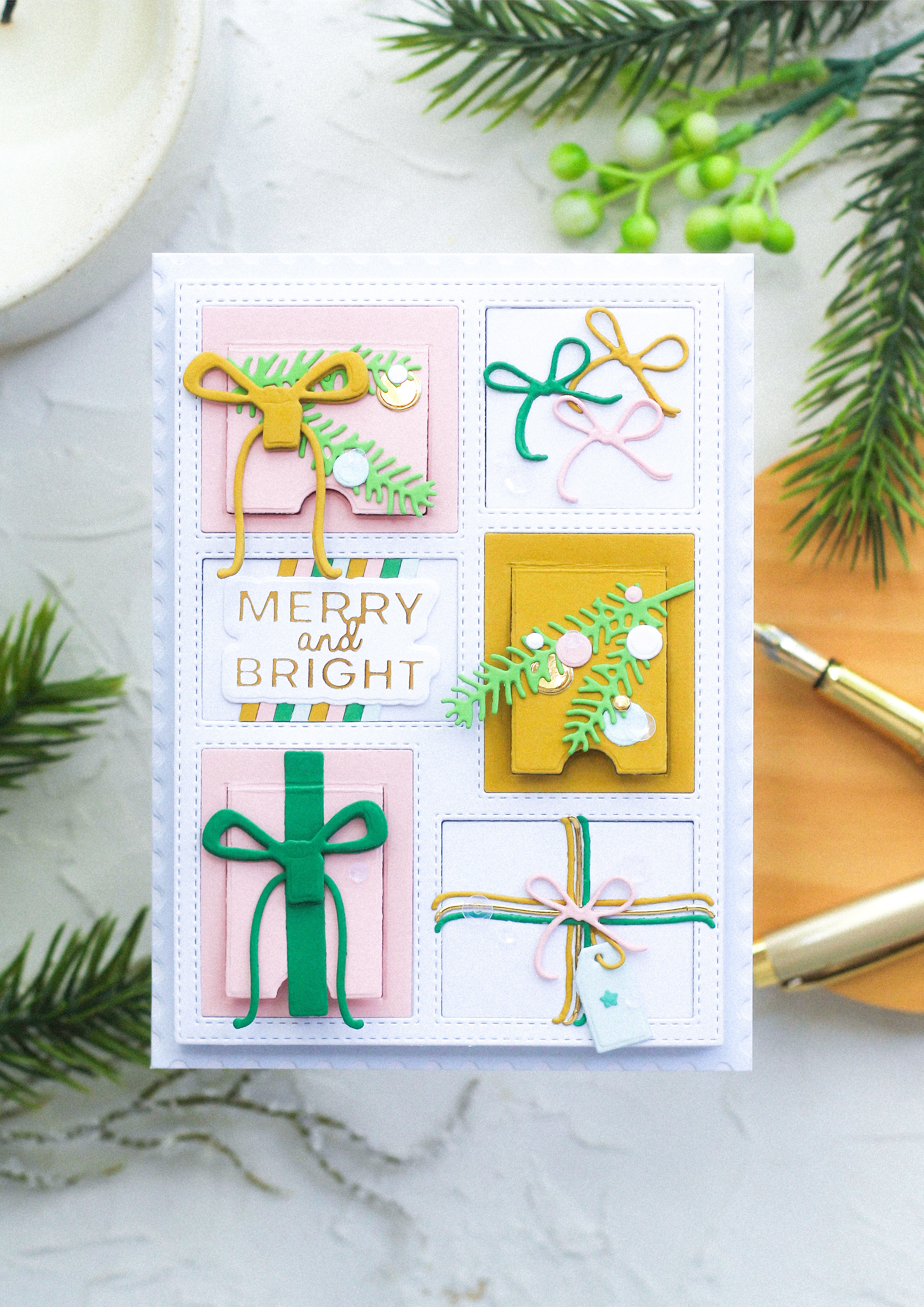 Studio Light Essentials Advent Cardshape dies 150x107