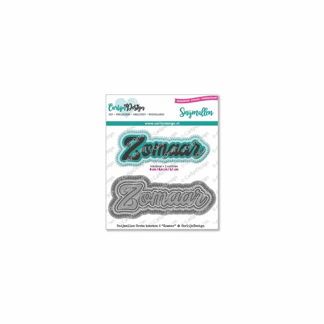 CarlijnDesign CDSN-0050 dies zomaar store tekster