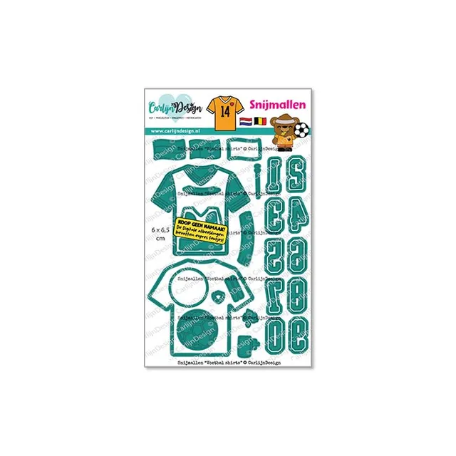 CarlijnDesign Voetbal shirts CDSN-0389 dies fotball