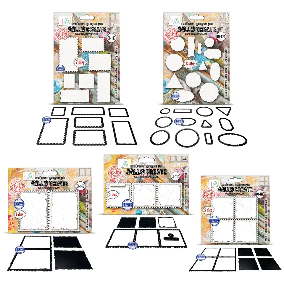 AALL & Create Geary Cutouts diesbundle 5 sett Autour de Mwa