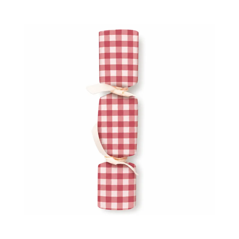 KaiserCraft bordbomber Gingham Cherry 6-pakning lag selv