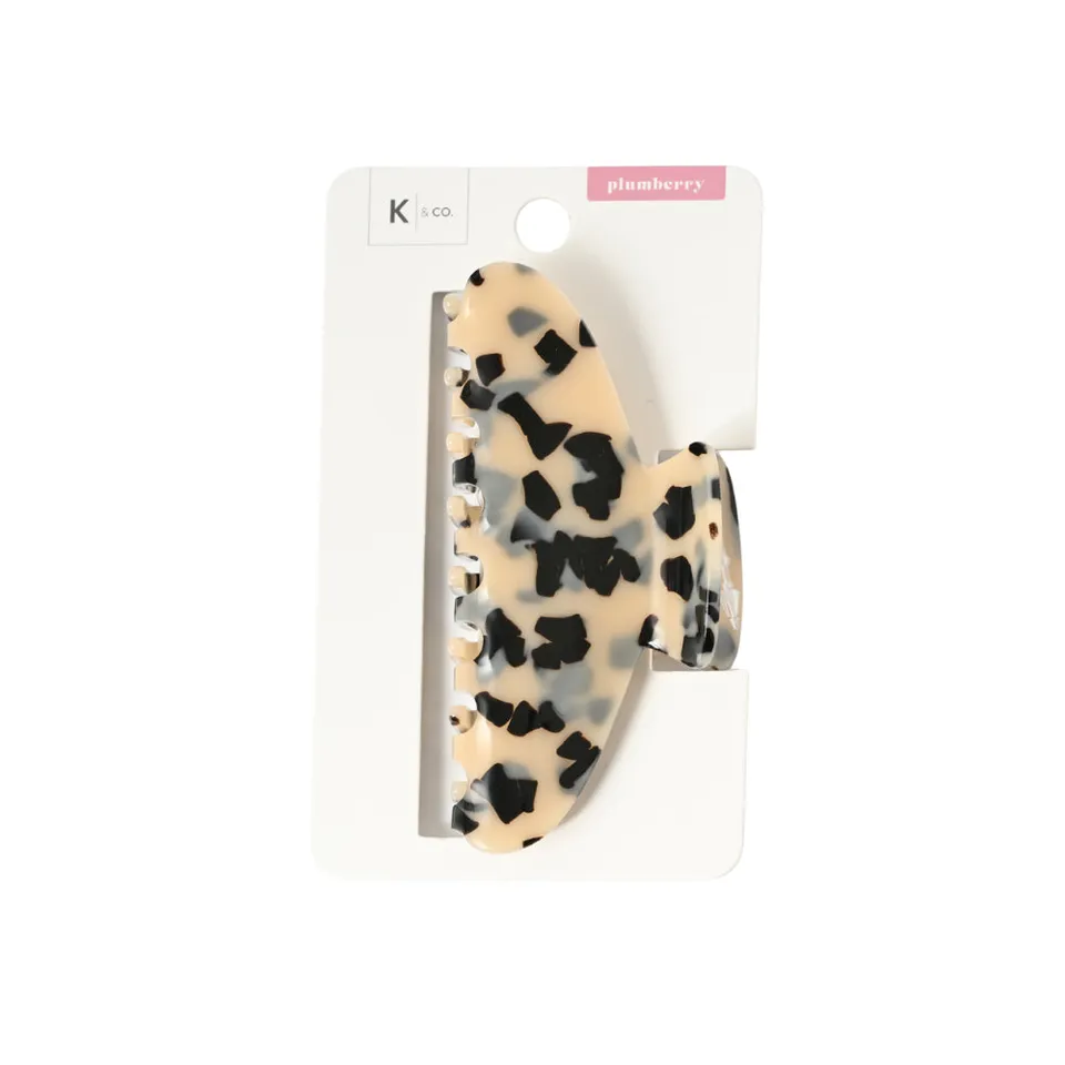 KaiserCraft Plumberry Series Acrylic Hair Claw Clip hårklype tort
