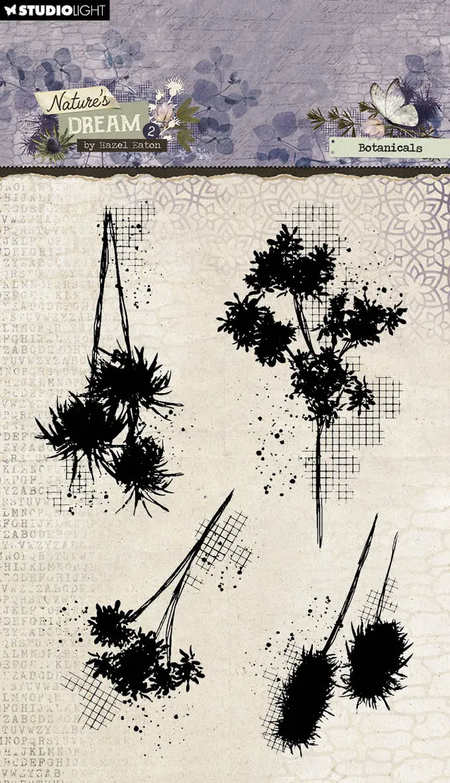 Studio Light Hazel Eaton Nature's Dream 2 stempel Botanicals