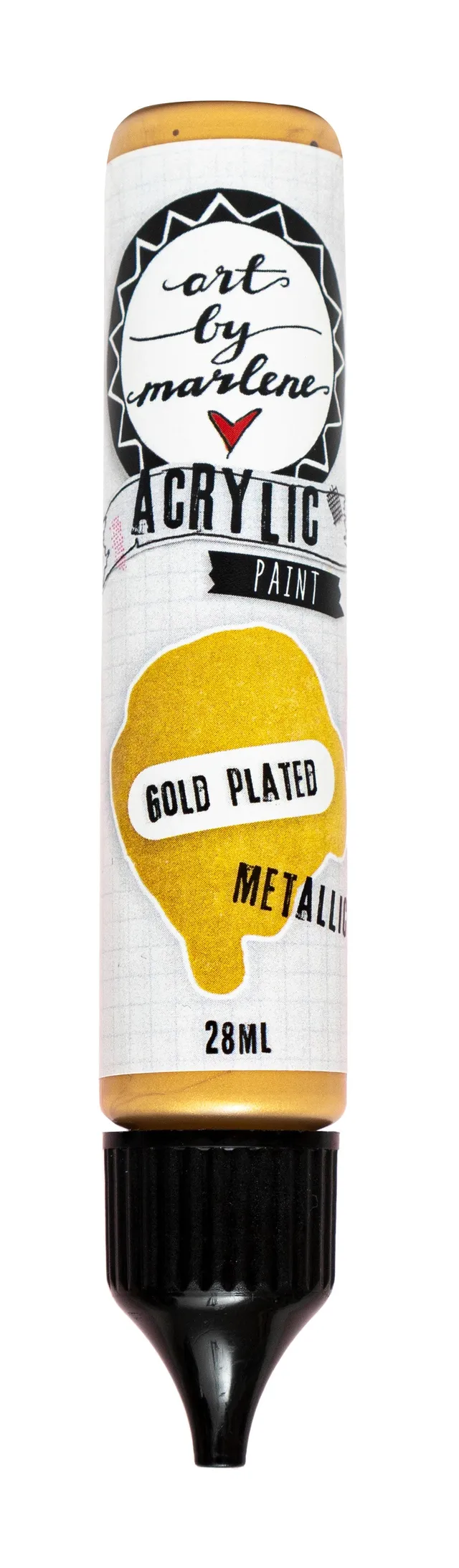 Art by Marlene akrylmaling Gold Plated Metallic 28 ml