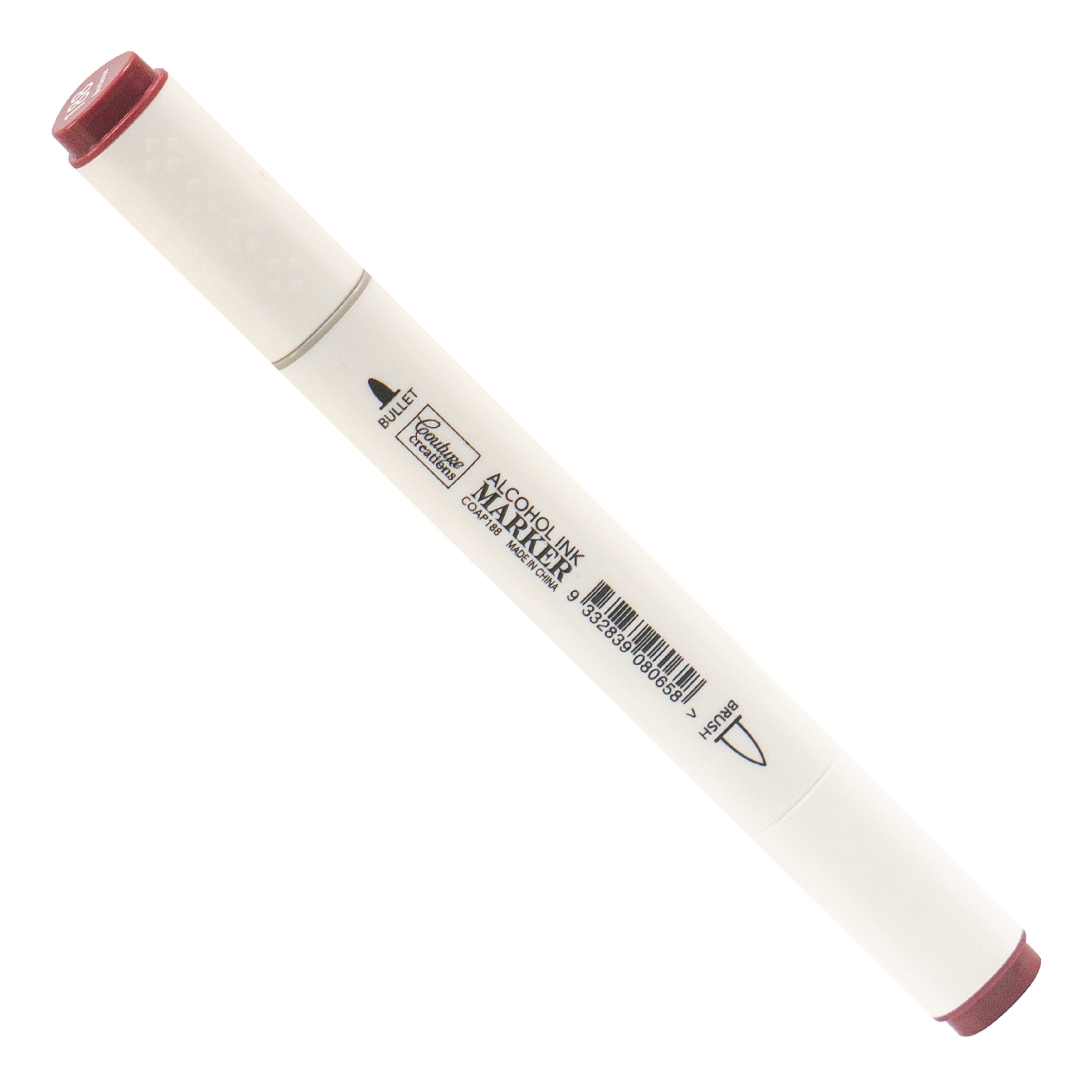 Couture Creations Bordeaux Twin Tip alkoholmarker dobbel tupp