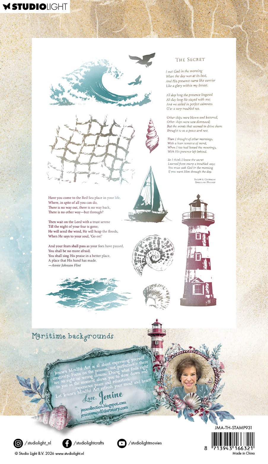 Studio Light Tide of Hope Maritime Backgrounds clear stempel