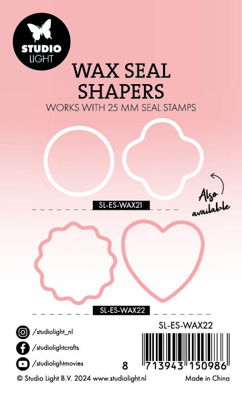 Studio Light Essentials wax shapers scallop heart