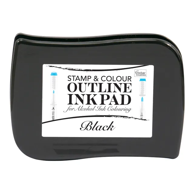Couture Creations Stamp and Colour stempelpute svart outline