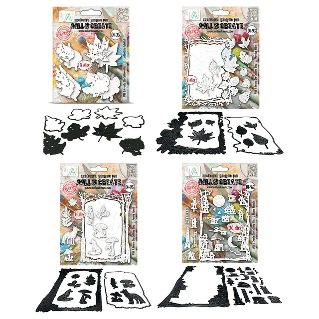 Aall and Create Woodsy Forests kuttemal 4-pk skog