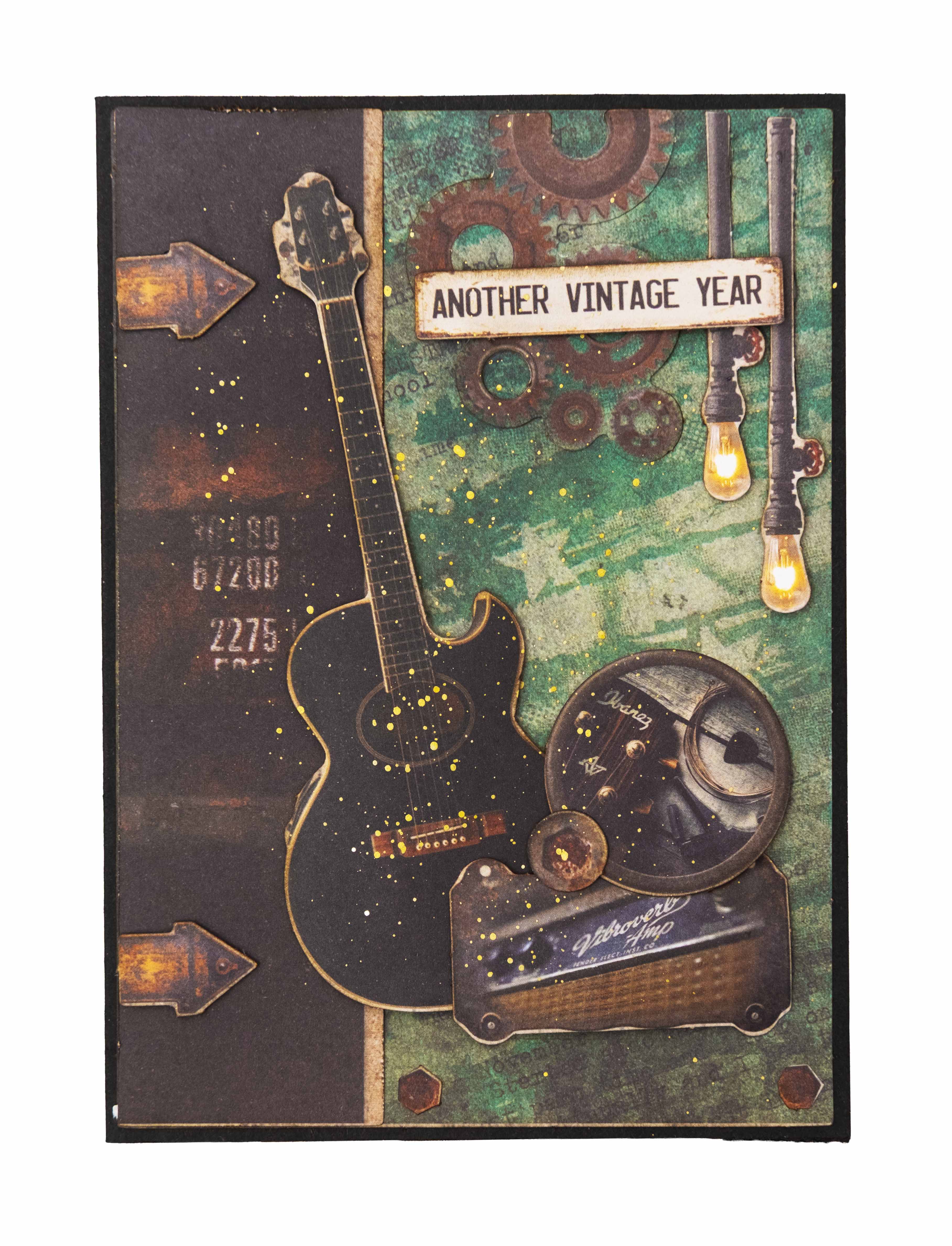 Studio Light Gearhead's Workshop die-cut blokk 20 ark