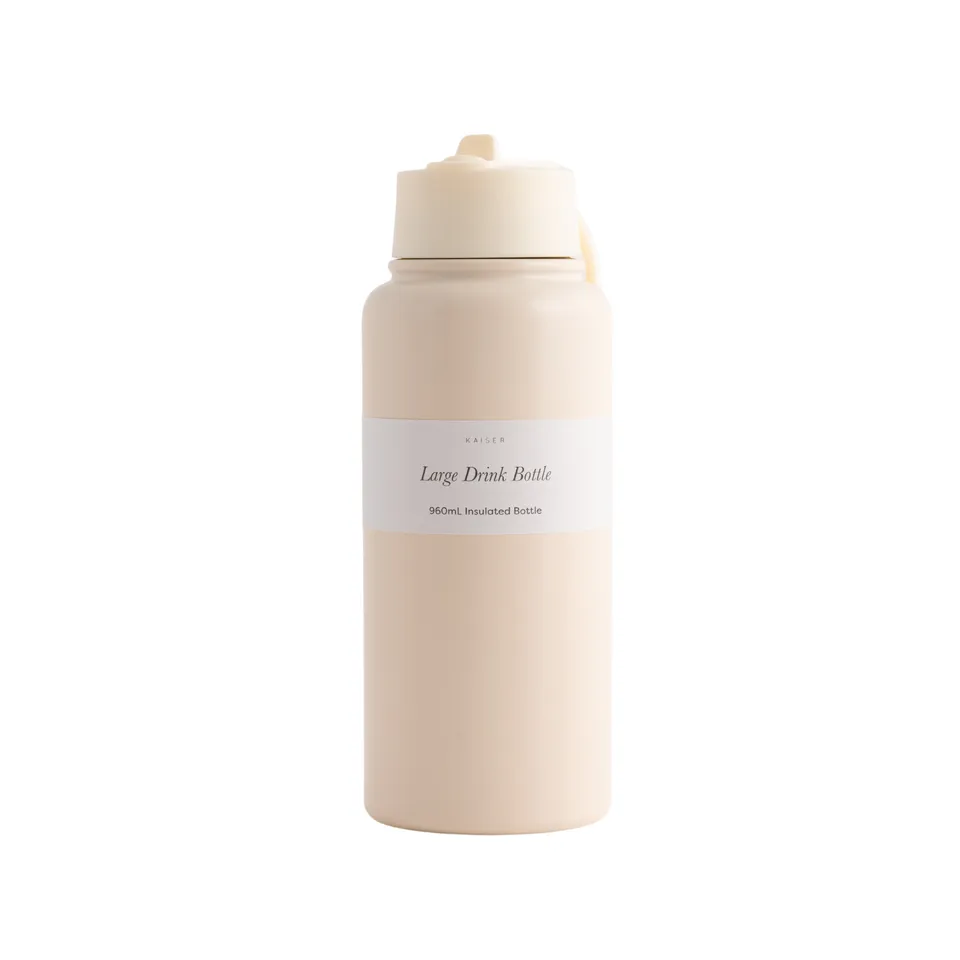 KaiserCraft House Series Large drikkeflaske beige 960 ml