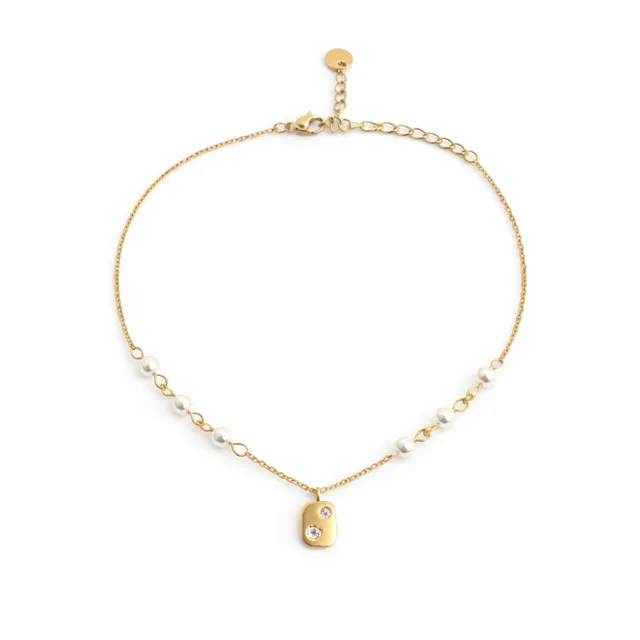 K&Co Signature Erin Pearl Bracelet armbånd gull