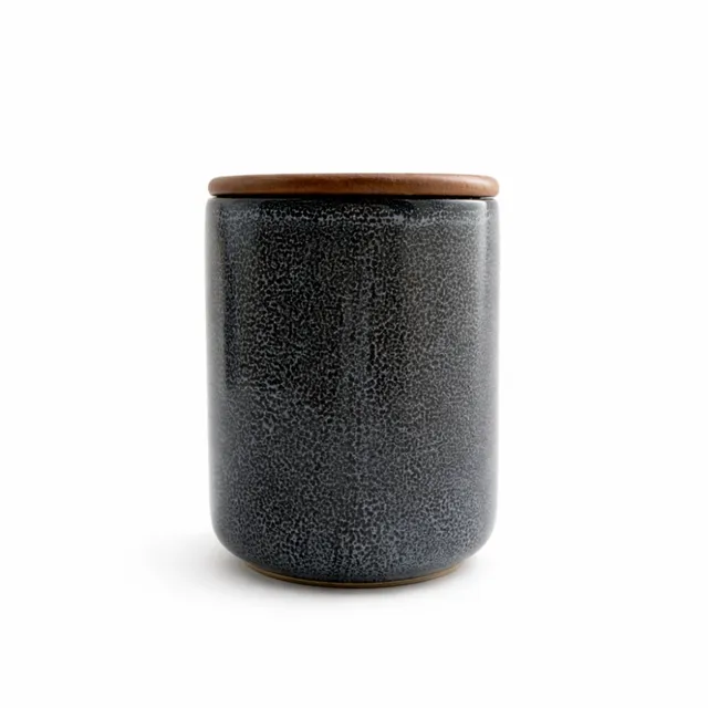 KaiserCraft Lake House krukke Slate Speckle medium