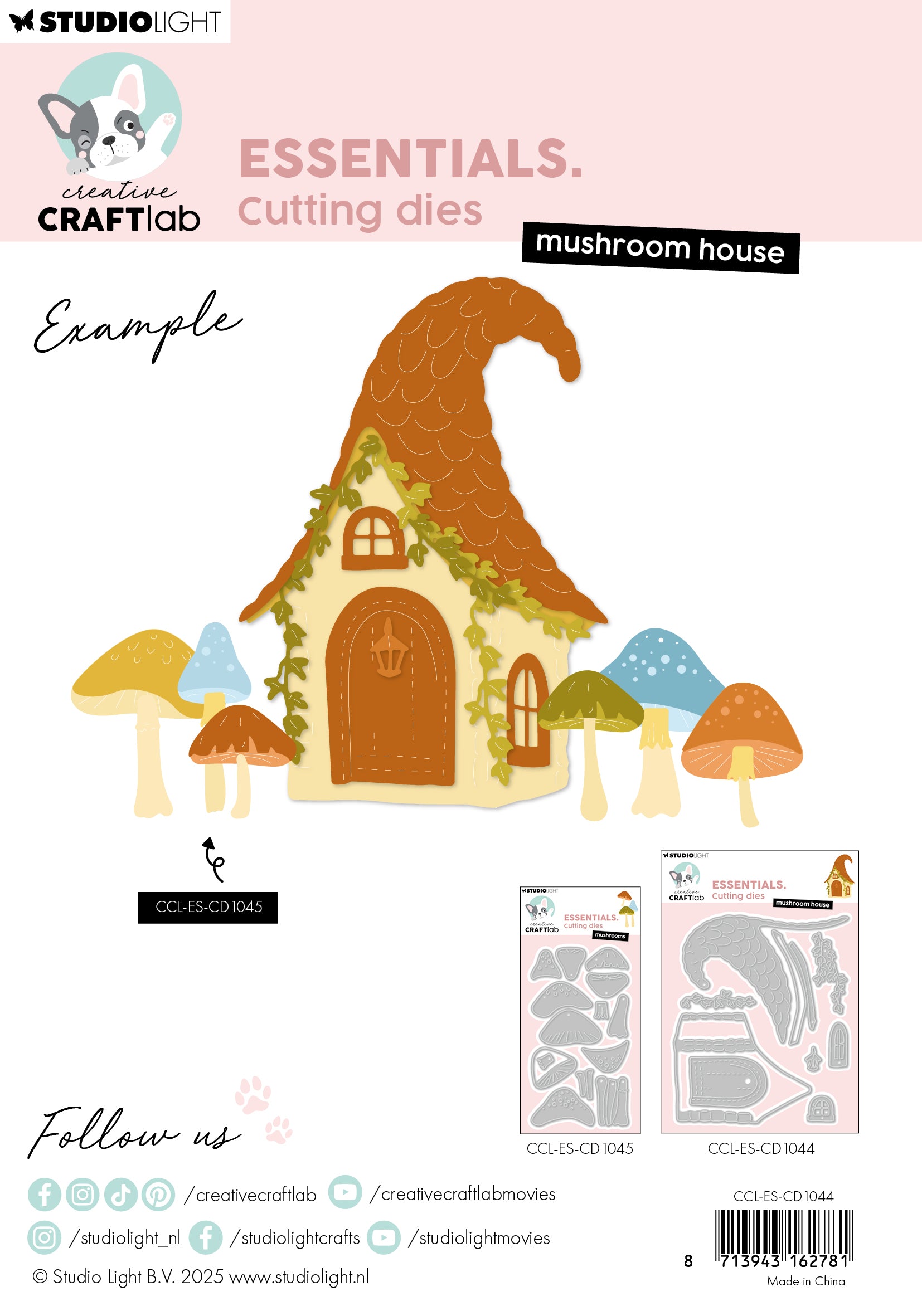 Studio Light Creative Craftlab Autumn Mushroom House dies høst