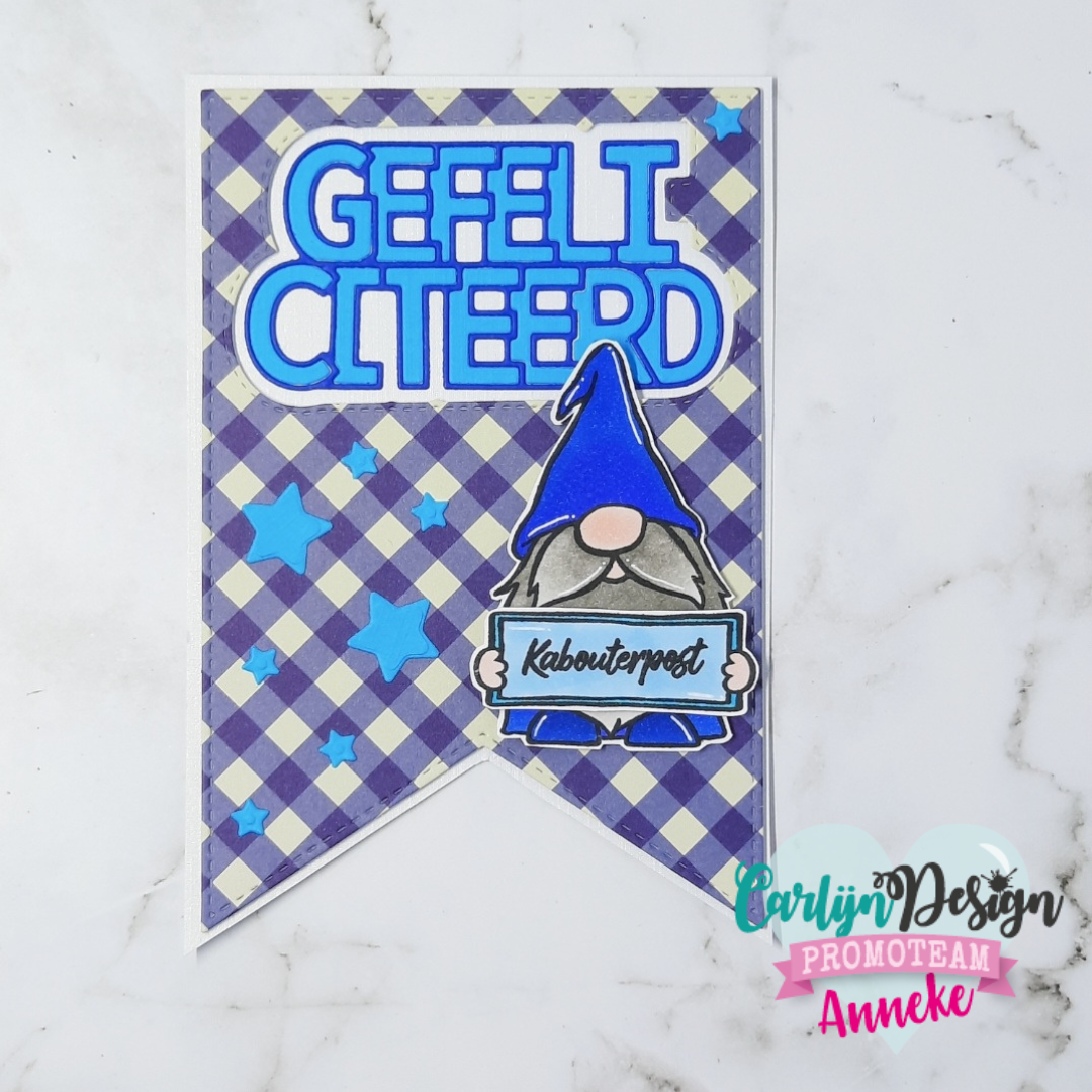CarlijnDesign Gnome Man CDST-0092 stempel nisse