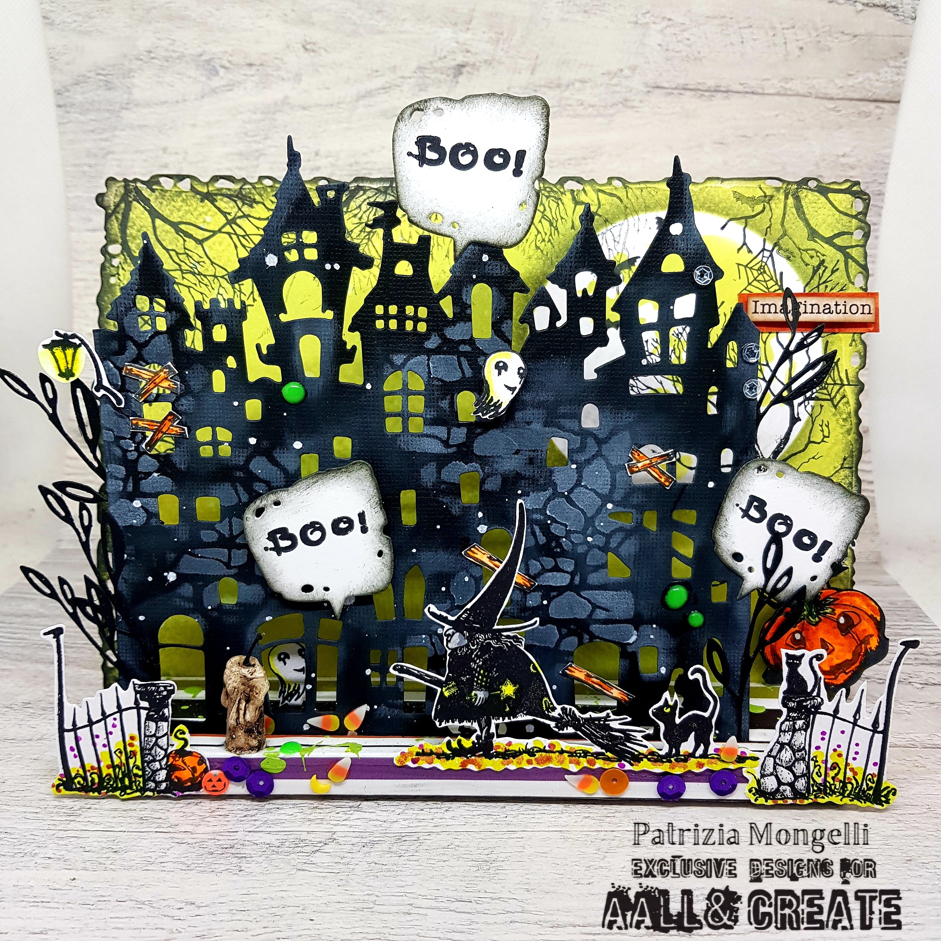 AALL & Create DI-60 Phantom Palace dies 15,2 cm halloween