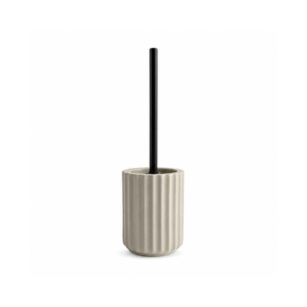 Evergreen Toilet Brush Holder steintøy Sand