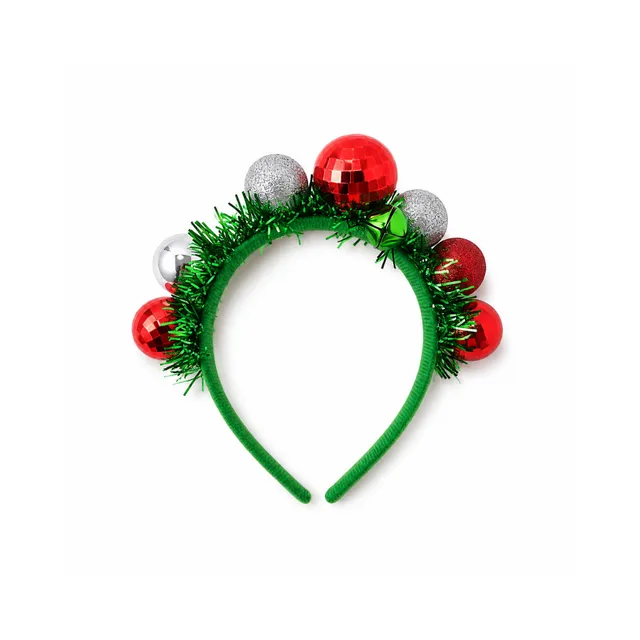 KaiserCraft Christmas Kids Novelty Headband hårbøyle grønn kule barn