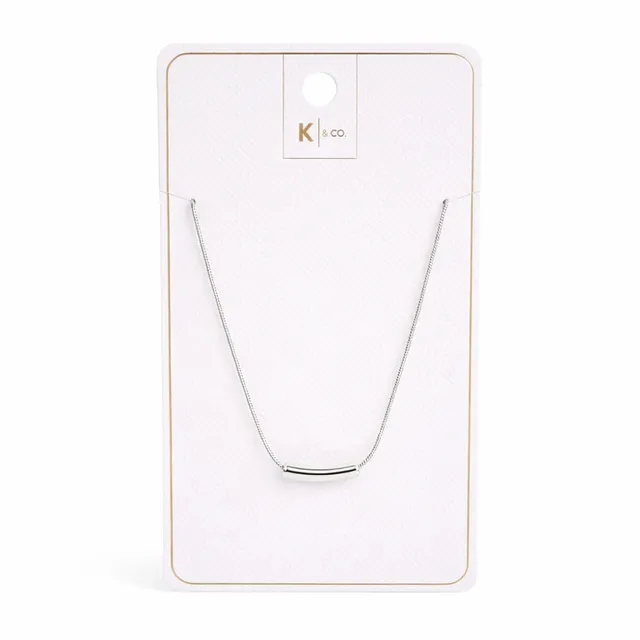 K&Co. Signature Jewellery Kenna Bead kjede sølv perle