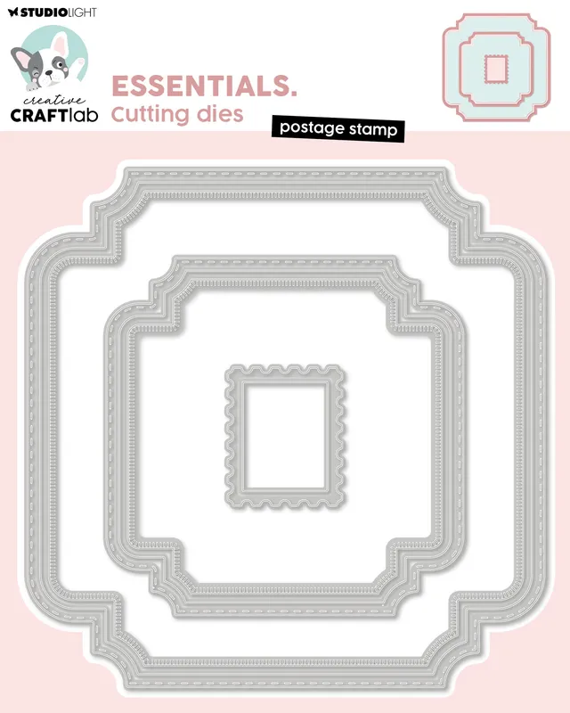 Studio Light Creative Craftlab Postage Stamp dies frimerke