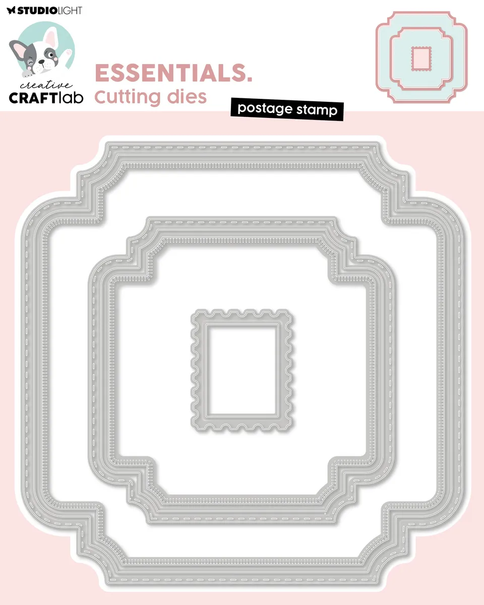 Studio Light Creative Craftlab Postage Stamp dies frimerke
