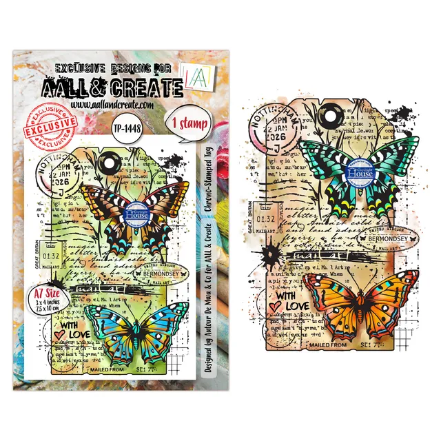 AALL & Create TP-1448 Chrono-Stamped Tag stempel A7 tag