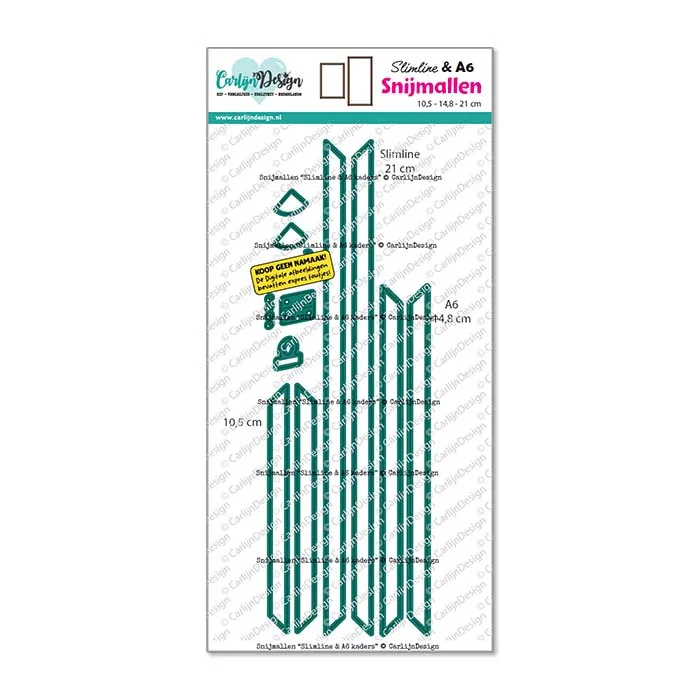 CarlijnDesign Slimline CDSN-0378 dies A6 rammer tre