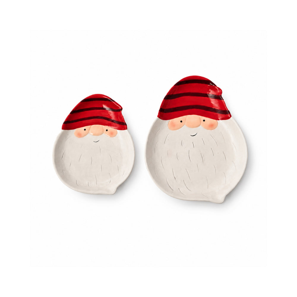 KaiserCraft Christmas Santa Plate stort julefat 21 cm dolomitt