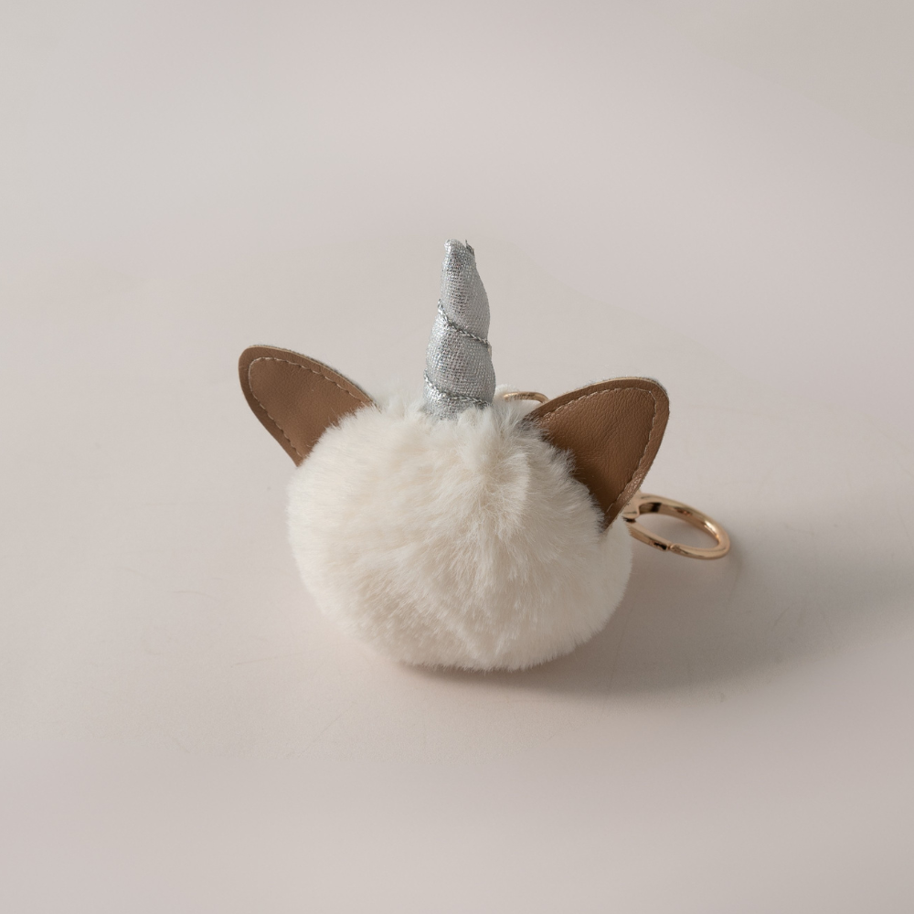 KaiserCraft Pom Pom nøkkelring enhjørningkatt
