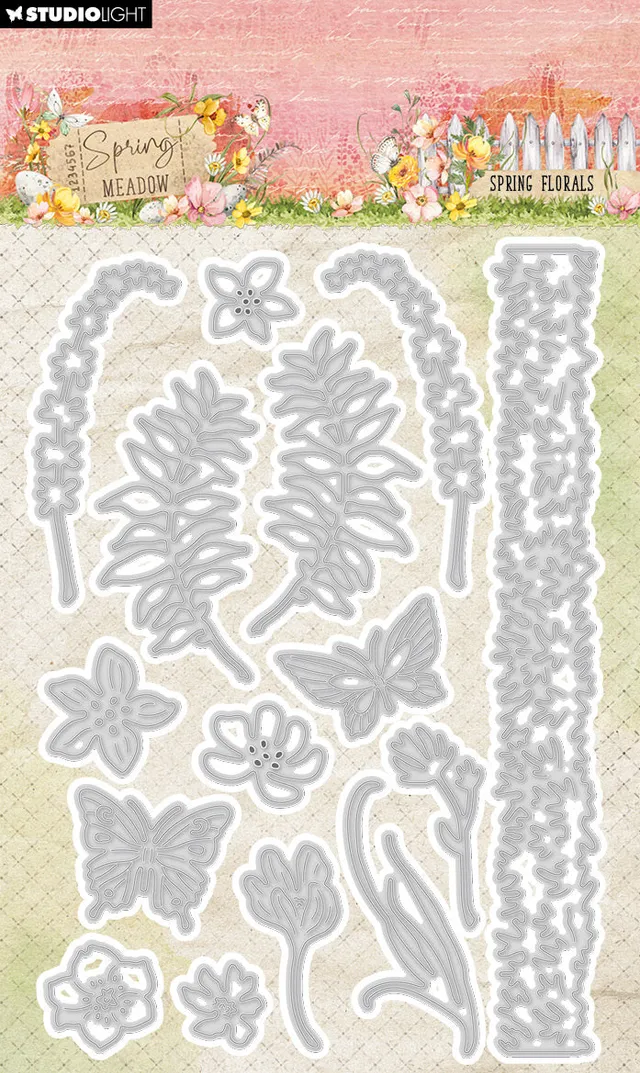 Studio Light Spring Meadow Spring Florals dies blomster