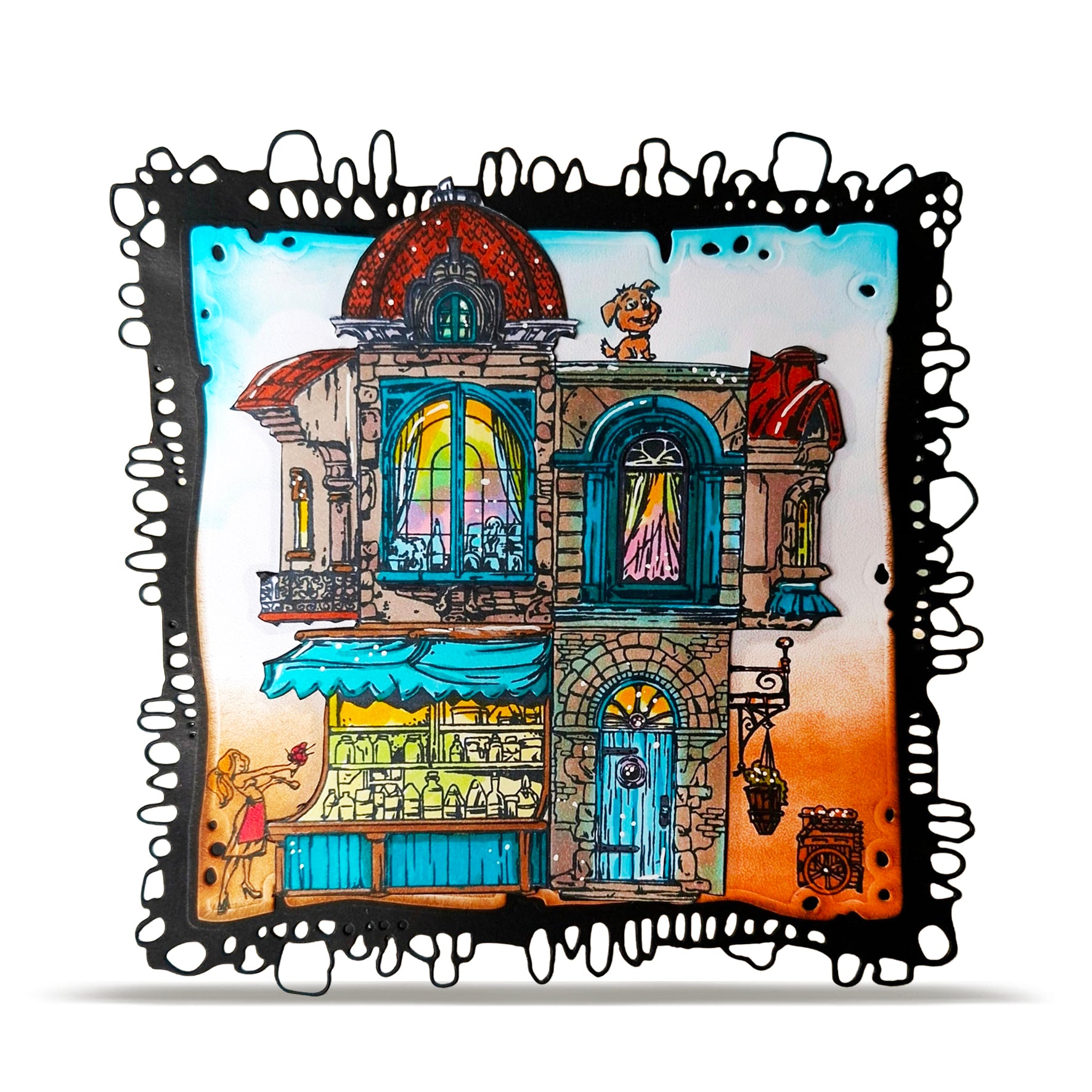 Aall and Create TP-1472 Tiny Kingdoms stempelsett A5 19 stk