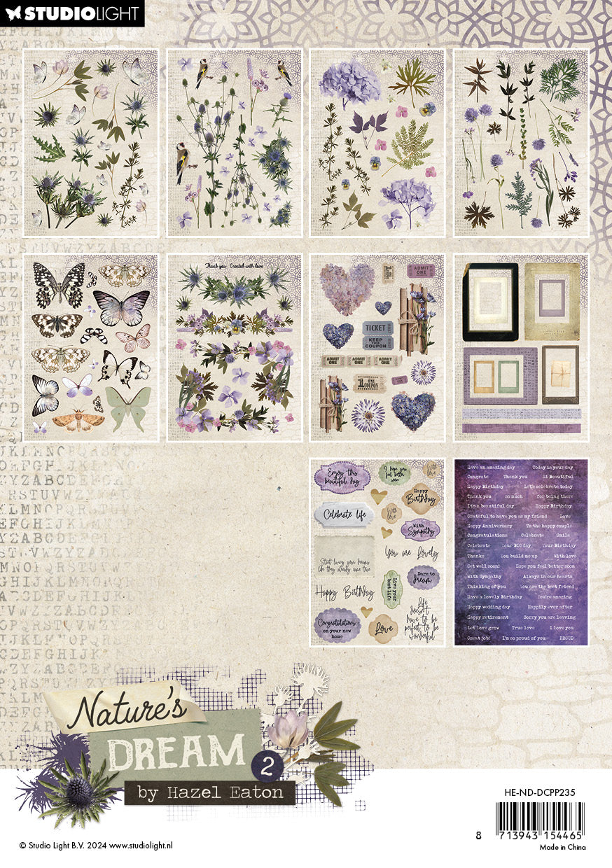 Studio Light Hazel Eaton papirelementer nature's dream 2