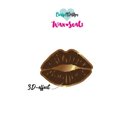 CarlijnDesign CDWX-0061 voksstempel kyss 28 mm 3D