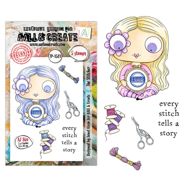 Aall and Create TP-1501 The Stitcher stempelsett A7 søm