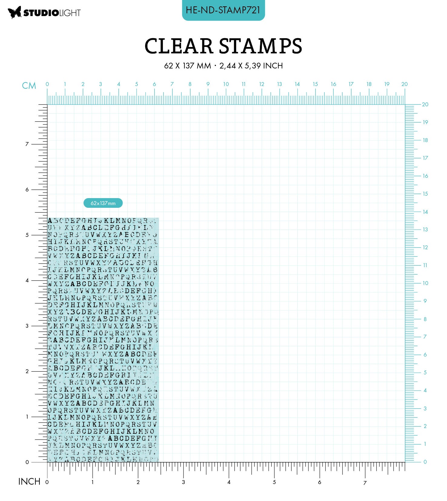 Studio Light Nature's Dream 2 ABC background clearstamp