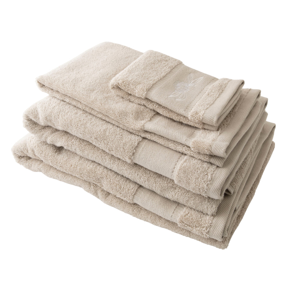 K&Co Serenity badehåndkle Taupe 80x160 mykt