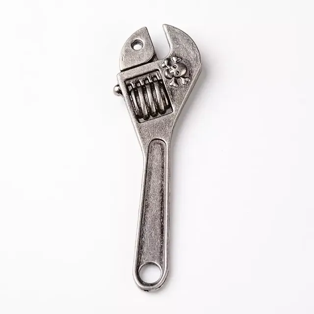 Korthobby Stor Skiftnøkkel charms metall