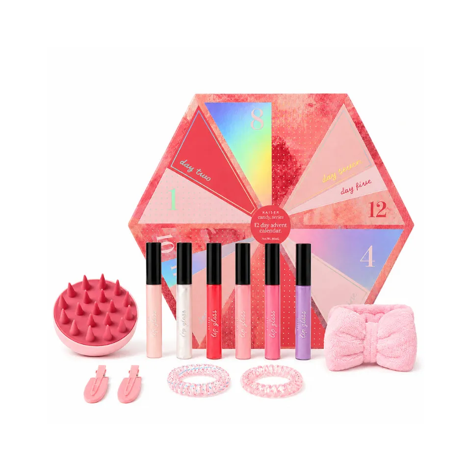 KaiserCraft Candy Series Hair & Lips julekalender 12 dager sugar petal