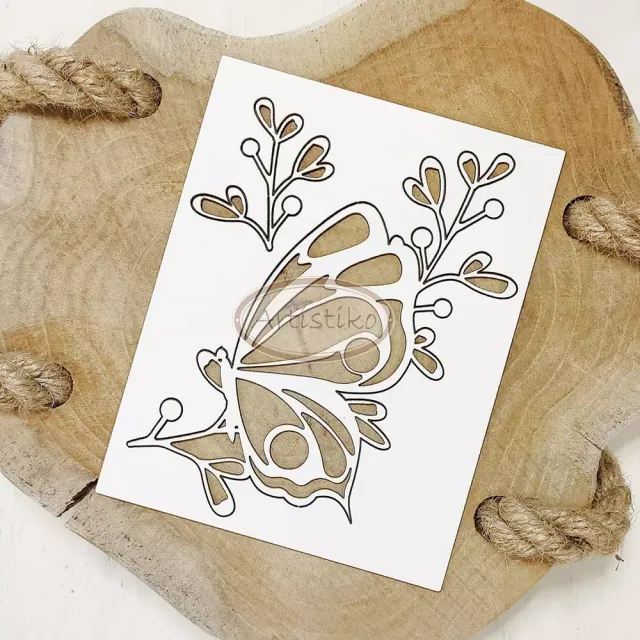 Korthobby Artistiko Sommerfugl stempel sommerfuglmotiv