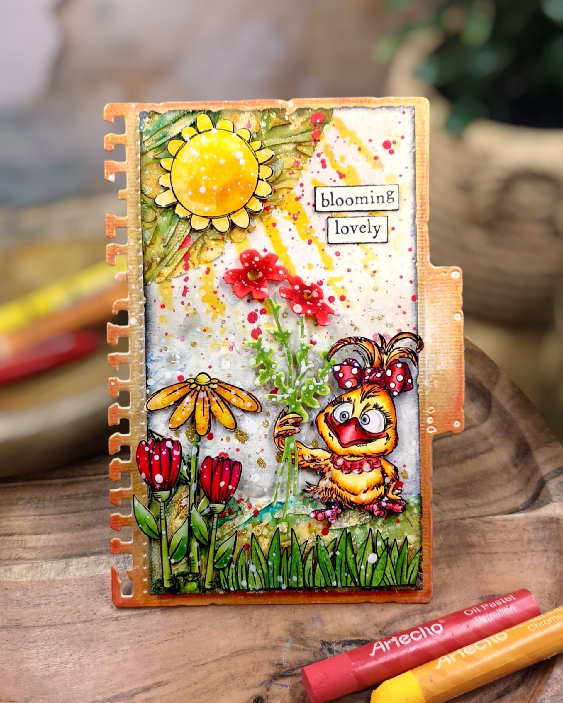 AALL & Create PC-262 Orbit Lines sjablong 15x15 cm gjenbrukbar