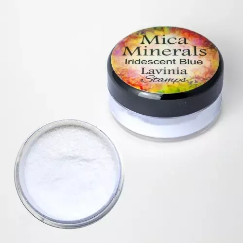 Lavinia Mica Minerals Iridescent Blue mica-pulver blå