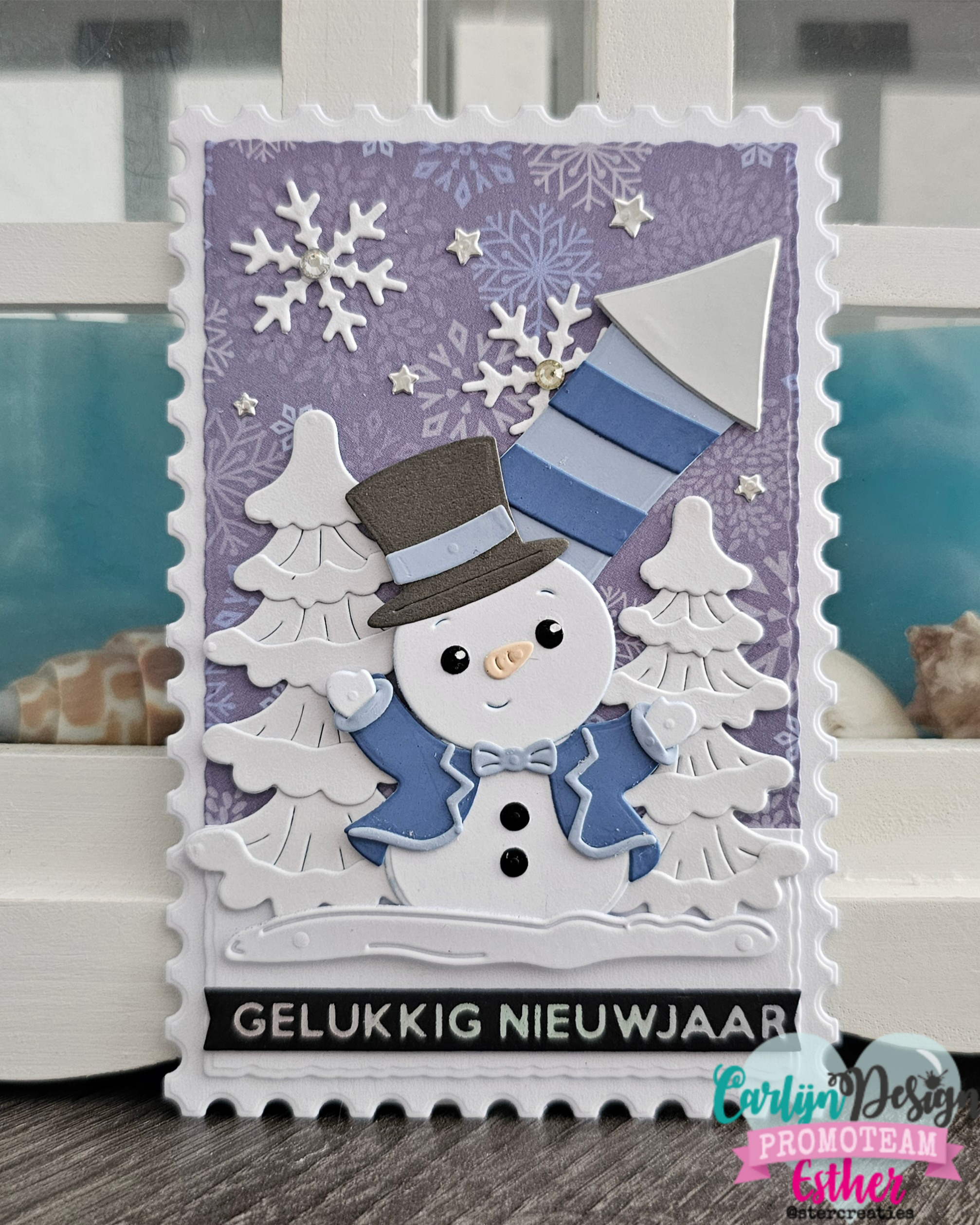 CarlijnDesign Snowy Spruce CDSN-0401 diesett grantrær jul