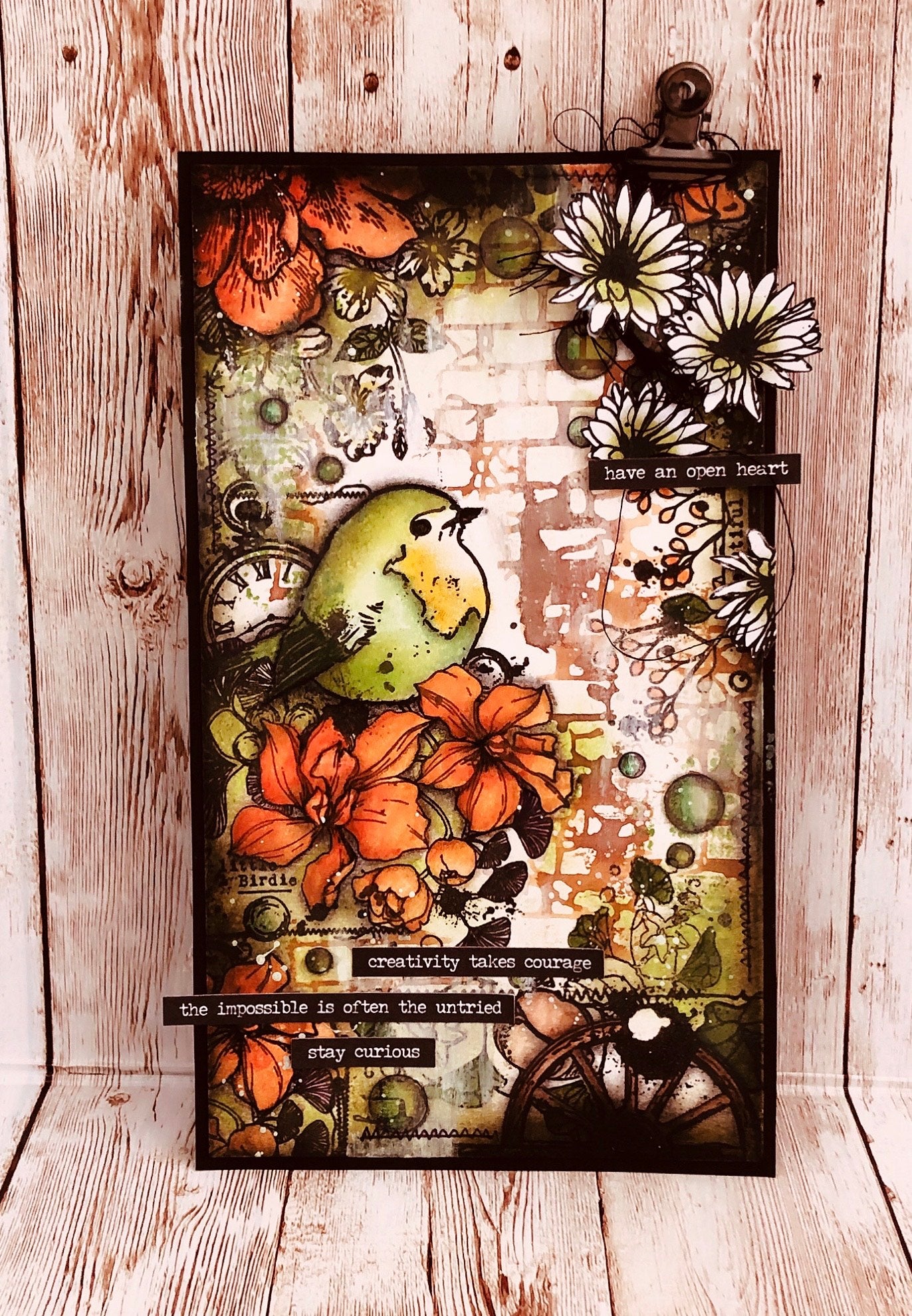 Aall and Create Flourish TP-269 stempelsett A5 fotopolymer