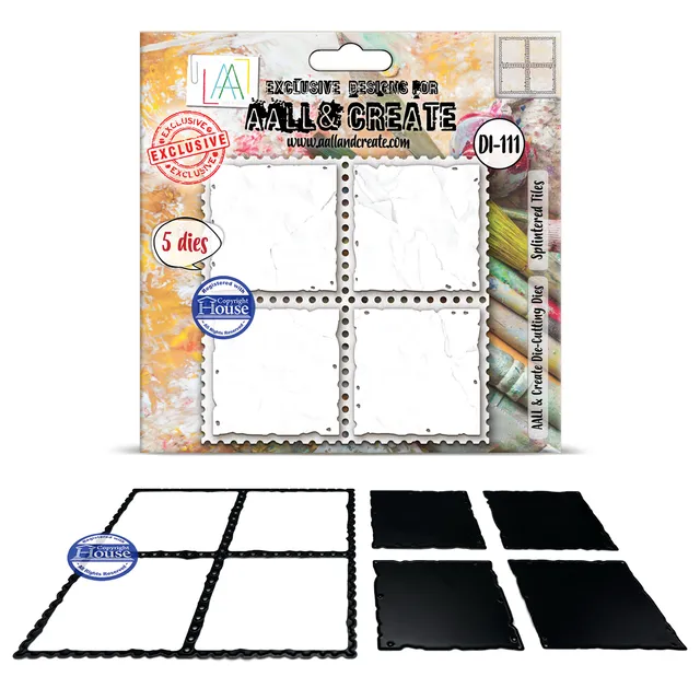 Aall and Create DI-111 Splintered Tiles diesett 5 deler ruter