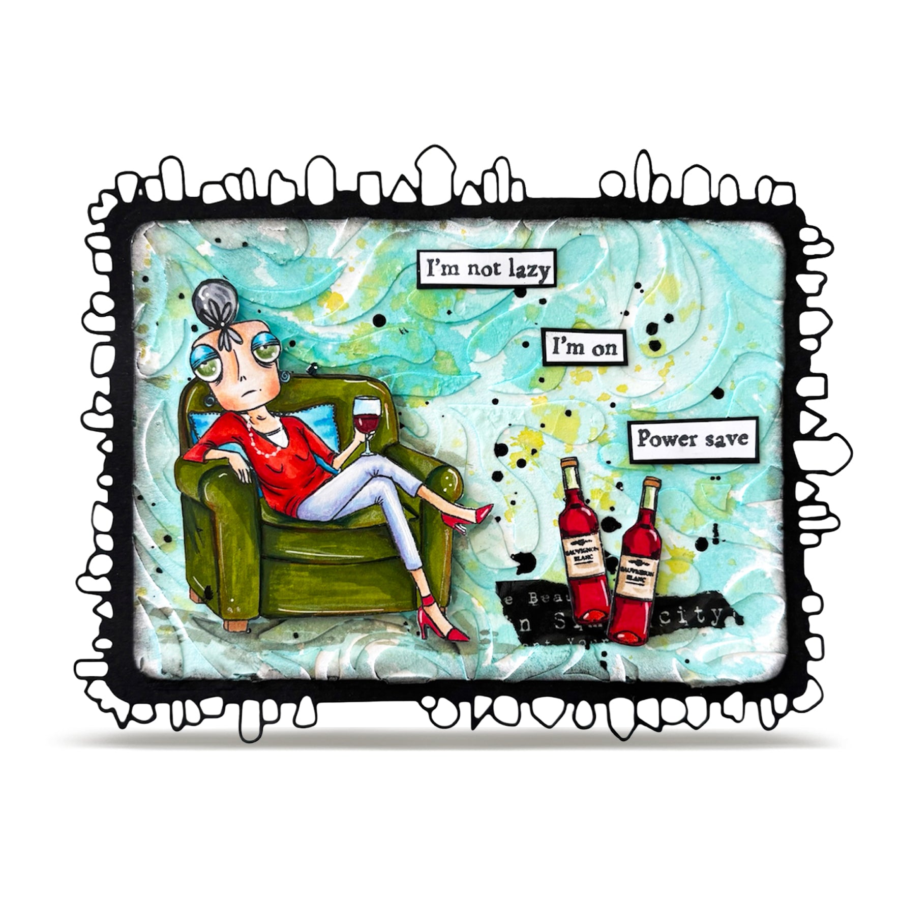 AALL & Create TP-1437 Pour Decisions stempelsett fotopolymer