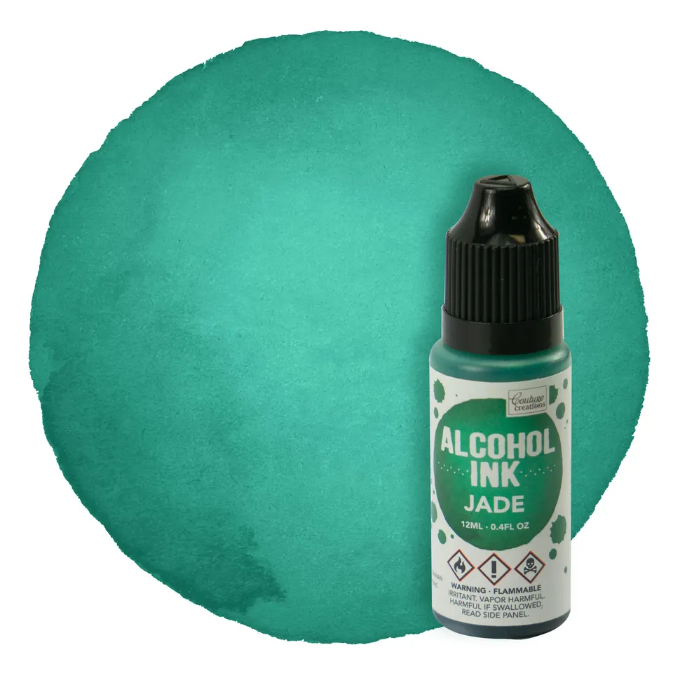 Couture Creations Alcohol Ink Jade alkoholblekk 12 ml grønn
