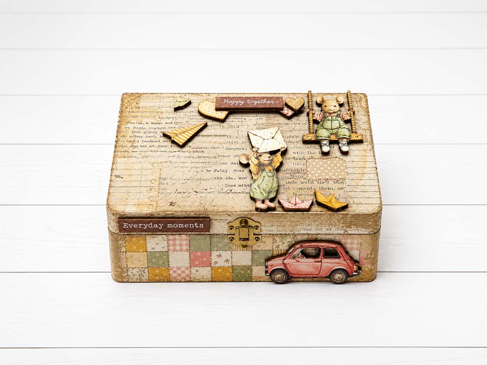 Stamperia Cozy Family scrapbooksett komplett bundle