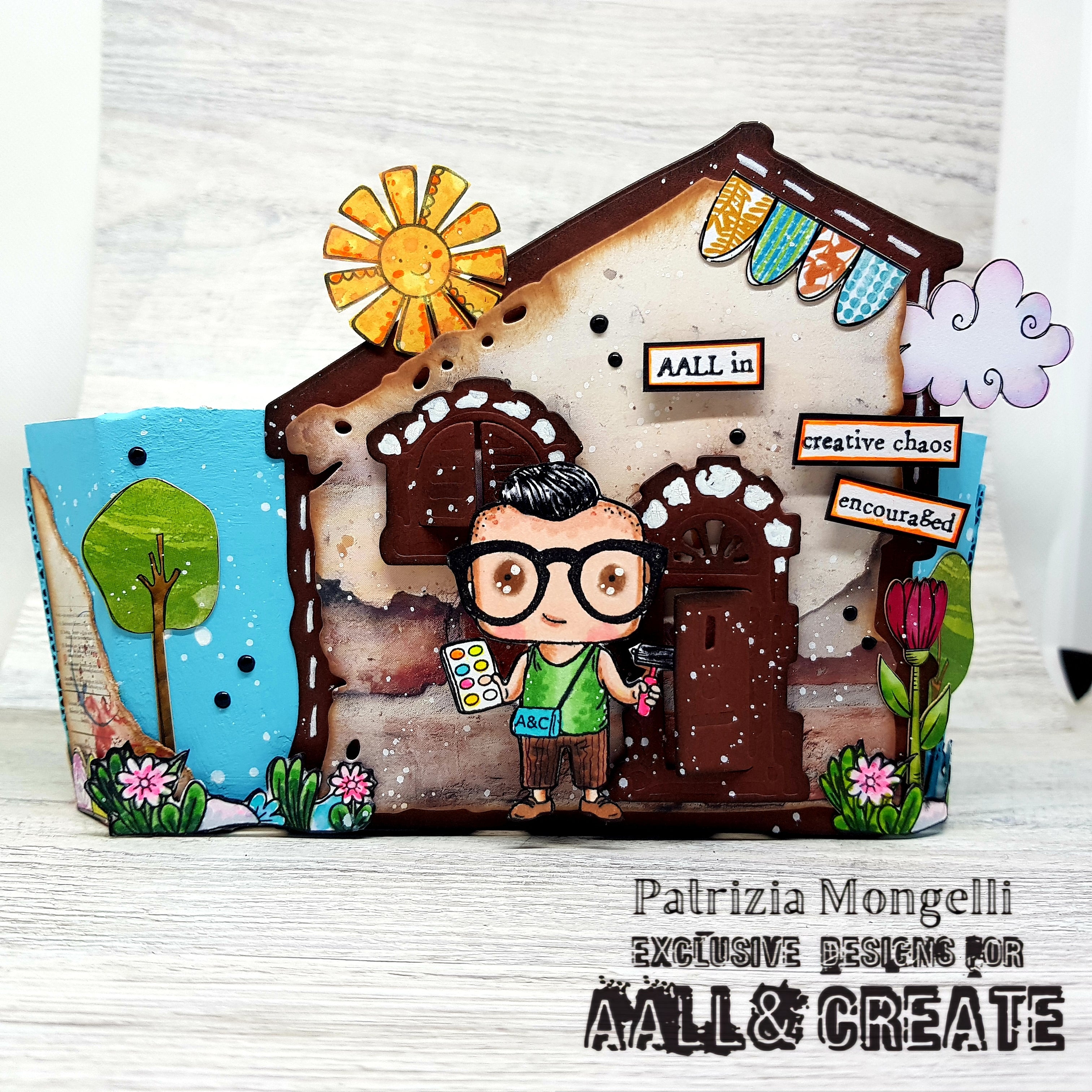 AALL & Create TP-1302 Lil Abs 2 stempelsett A7 samlerutgave