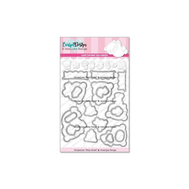 CarlijnDesign Baby Panda CDJD-0025 dies babykort