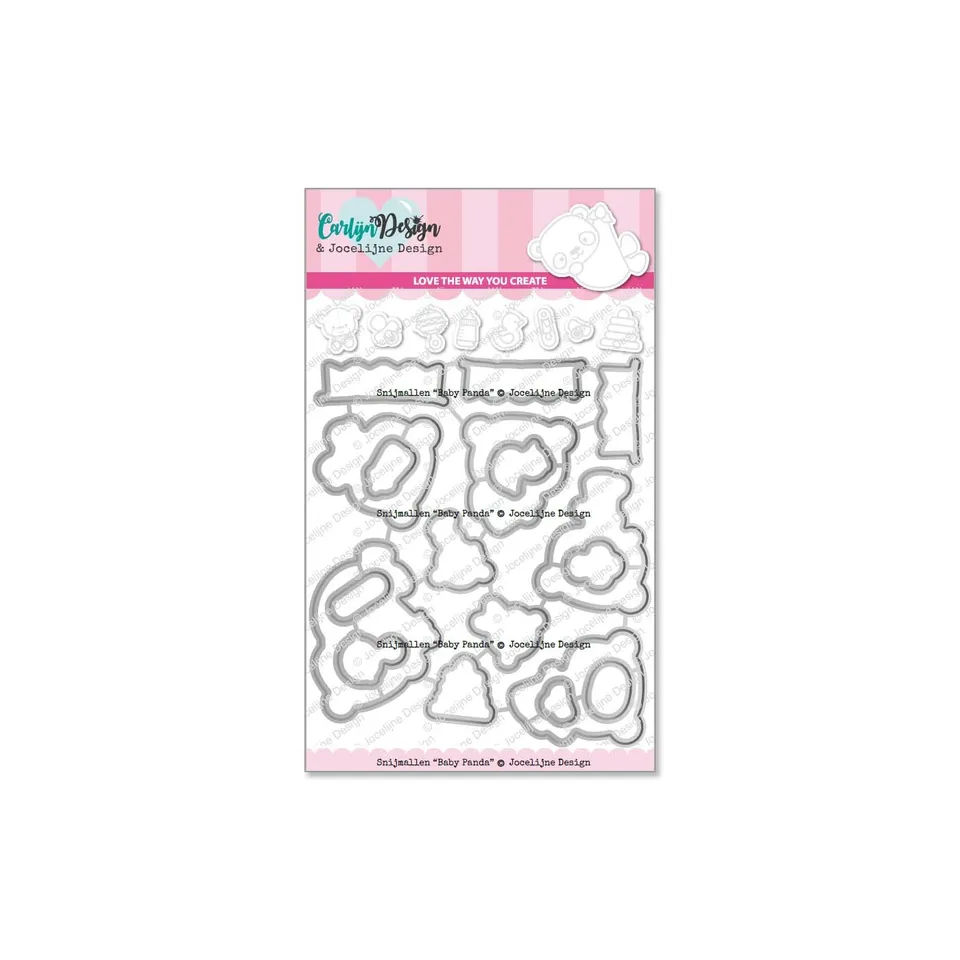 CarlijnDesign Baby Panda CDJD-0025 dies babykort
